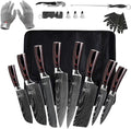 FULLHI Knife Set, Premium German Stainless Steel chef Knife Set by ExpertForPortableAndButcherKnifeSet