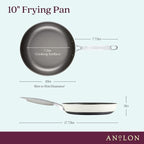 Anolon Achieve Hard Anodized Nonstick Frying Pan/Skillet, 10 Inch - Image 2