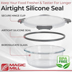 Magic Mill Premium Borosilicate Glass Food Storage Containers - Image 4