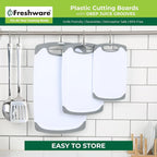 Freshware Cutting Boards for Kitchen, Chopping Board 3-Pack - Image 7