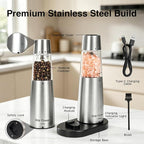 StarOcean Electric Salt and Pepper Grinder Set, Automatic Gravity Grinder - Image 7