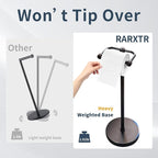 RARXTR Toilet Paper Holder Stand, Post Pivoting Design Free Standing Toilet - Image 4