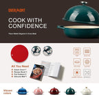 Overmont Enameled Cast Iron Bread Oven - 6QT Bread Dutch Oven - Image 6