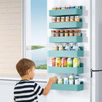 Mystozer Magnetic Spice Rack for Refrigerator, Kitchen Organizer and Storage - Image 4
