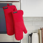 KITCHENAID Gourmet Series Gridlines Oven Mitts 2-Pack Set, Heat Resistant up to - Image 5