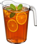 DecorRack 6 Pack - 75 oz Polycarbonate Plastic Pitcher Beverage Dispenser - Image 6