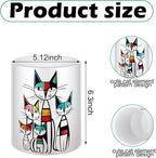 WILLBOND Cat Kitchen Decor Acrylic Kitchen Utensil Holder Crock Spoon Organizer - Image 3