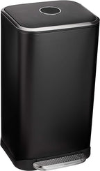 Amazon Basics Rectangular Metal Trash Can by AmazonBasics