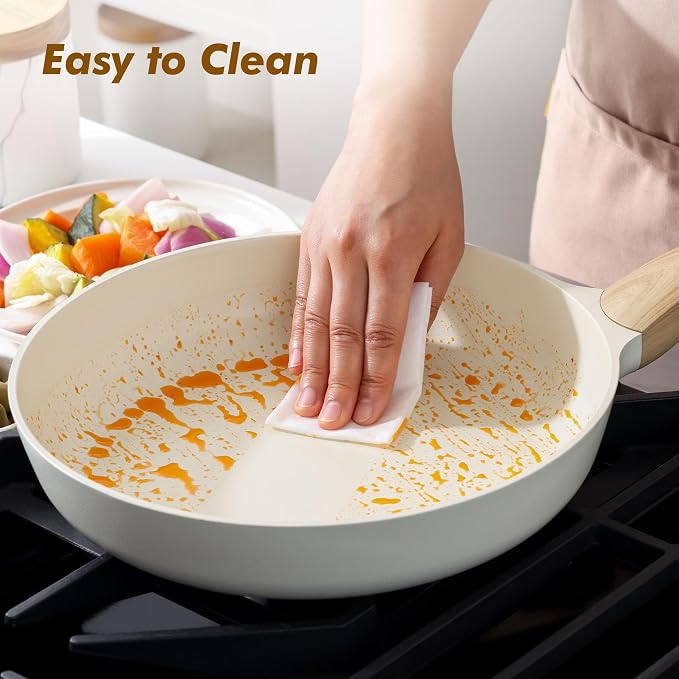 SENSARTE Ceramic Nonstick Frying Pan Skillet - Image 8