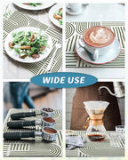 AMOAMI Coffee Mat Hide Stain Rubber Backed Absorbent Dish Drying Mat - Image 6