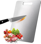 Titanium Cutting Boards for Kitchen, Food Grade 304 Stainless Steel Cutting by Unknown