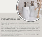 Clasin Home Resin Hand Soap Dispenser, Refillable Soap Dispenser - Image 6