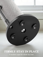 SMARTAKE Paper Towel Holder, Paper Towel Dispenser Standing Weighted Base Non - Image 7