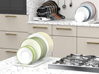 Simple Houseware 2 Pack Stainless Steel Plate Drying Rack - Image 3