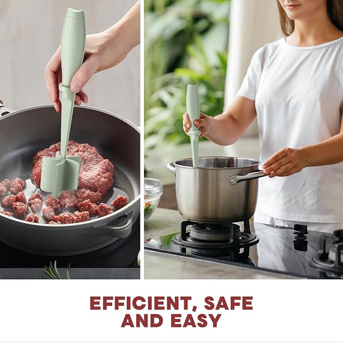 2Pcs Meat Chopper, Hamburger Grinder, Premium Heat Resistant Smasher - Image 6