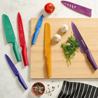 Astercook Knife Set, 6 Color Anti-Rust Coating Stainless Steel Chef Knife Sets - Image 3