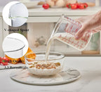 3 Piece Glass Measuring Cup Set, Includes 1/2-Cup, and 2-Cup High Borosilicate - Image 2