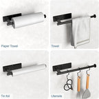 CUXIXA Paper Towel Holder Under Cabinet 2 Pack, Upgraded Self Adhesive Paper - Image 3