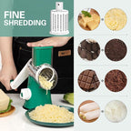Cambom Rotary Cheese Grater Hand Crank Cheese Shredder - Image 4