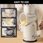 5-in-1 Rotary Cheese Grater Vegetable Slicer - Image 5
