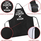 Rosoz Funny BBQ Black Chef Aprons - Image 3
