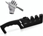 5-Angle Adjustable 10-35 Degree Professional 4-Stage Knife Sharpener, by ZCircle