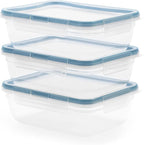 Snapware Plastic Total Solution 3-Pack Food Storage Containers Set, Leakproof & - Image 3