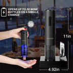Secura Electric Wine Opener, Automatic Electric Wine Bottle Corkscrew Opener - Image 4