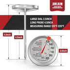 AWLKIM 2 Pack Analog Probe Meat Thermometer, NSF Certified, No Battery Needed - Image 5