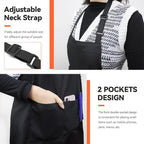 NLUS 2 Pack Kitchen Cooking Aprons, Adjustable Bib Soft Chef Apron - Image 4