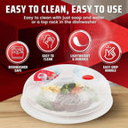 Flexzion 2 Pack 10 Inch Small Microwave Splatter Cover - Image 4