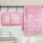 Sratte 6 Pcs Kitchen Decor Accessories Set Farmhouse Towels Pot Holders Oven - Image 3