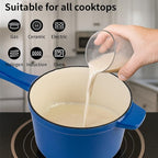 Enameled Cast Iron Sauce Pan - Image 4