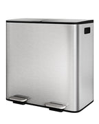 GarveeHome 2 x 10.6 gal Stainless Steel Double Trash Can by GarveeHome