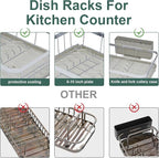 LIYI Drying Rack Tableware, Stainless Steel Drying Rack, 304 Stainless Steel - Image 5