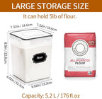 HKJ Chef 4 Pack Large Airtight Food Storage Containers - Image 2