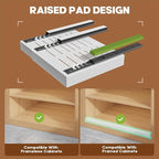 Seinloes 2 Pack Expandable Pull Out Cabinet Organizer 21" Deep - Image 2
