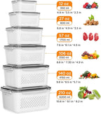 6 PCS Fruit Storage Containers for Fridge - Image 3