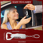 Ziliny 48 Pcs Bottle Opener Keychain Bulk Wine Bottle Beer Opener Keychain - Image 7