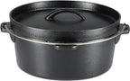 Amazon Basics Pre-Seasoned Cast Iron 5-Piece Cookware Set, Oven Safe, Cooks - Image 2