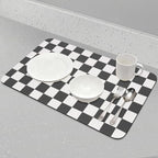 CooRug Checkered Dish Drying Mat - Image 5