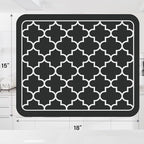 WISELIFE Dish Drying Mat Super Absorbent Drying Mat Large Dish Drying Mats - Image 3