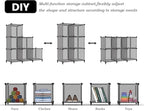 AWTATOS Cube Storage Organizer, Storage Cubes Shelves Bookshelf, 6 Cube Closet - Image 6