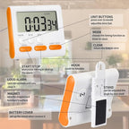 Mudder 3 Pack Digital Kitchen Timer - Image 5