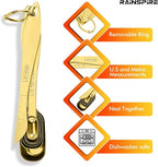 Rainspire Heavy Duty Measuring Spoons Set Stainless Steel, Metal Measuring Cups - Image 5