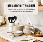 GreenLife 16-Piece Nonstick Cookware Set, Non-Toxic Ceramic Pots and Pans Set - Image 3