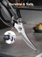 Poultry Shears, Heavy Duty Kitchen Shears - Image 6