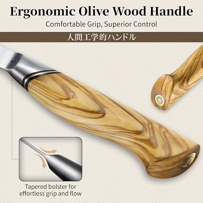 TIVOLI Damascus Chef Knife – Japanese VG-10 Professional Kitchen Knife - Image 3