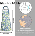 BOUMUSOE 3 Pack Floral Aprons - Image 3