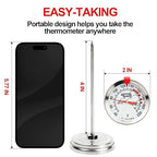 Meat Thermometer Cooking Thermometer Stainless Steel Kitchen Thermometer - Image 2